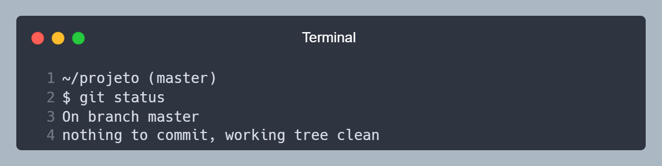 git status