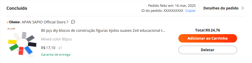 Bloco 2x4 Finos e Lisos